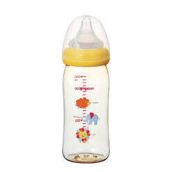 Bình Sữa PPSU Plus Nội Địa 240ml cổ rộng NV Silicon siêu mềm Plus màng co